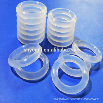 Grado de la categoría alimenticia Silicone Rubber O-Ring / Shaft Valve Seal O Ring Clear Silicon Oil Seals rings